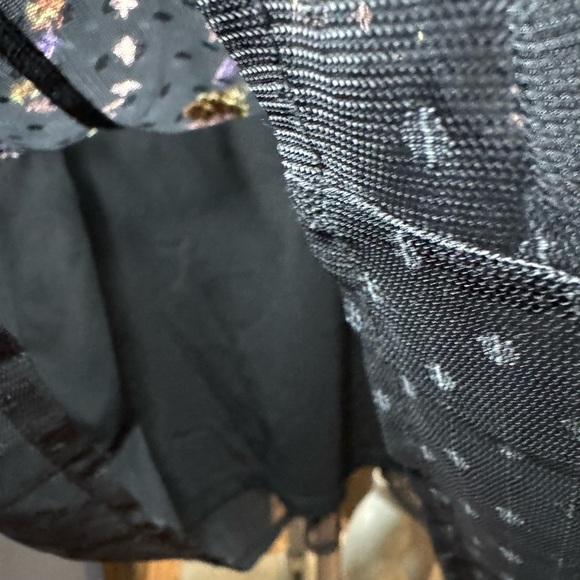 Style & Co. Black Top with Floral Embroidery - Picture 6 of 6